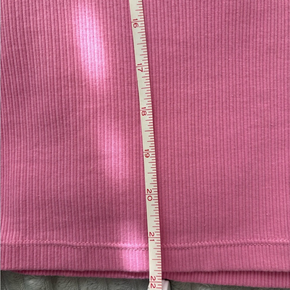 EUC J Crew Pink Ruffle Tank Top - Picture 8 of 8